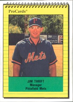 1991 ProCards #3438 Jim Thrift Front