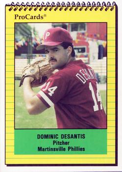 1991 ProCards #3446 Dominic DeSantis Front