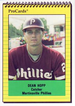 1991 ProCards #3455 Dean Hopp Front
