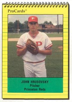 1991 ProCards #3507 John Hrusovsky Front