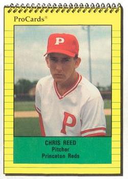 1991 ProCards #3512 Chris Reed Front