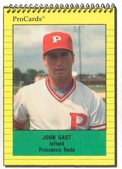 1991 ProCards #3521 John Gast Front