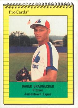 1991 ProCards #3535 Darek Braunecker Front