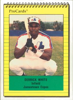 1991 ProCards #3556 Derrick White Front