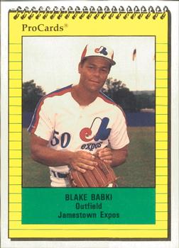 1991 ProCards #3558 Blake Babki Front