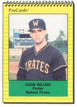 1991 ProCards #3563 Jason Bullard Front