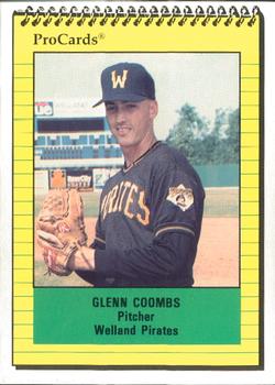 1991 ProCards #3564 Glenn Coombs Front