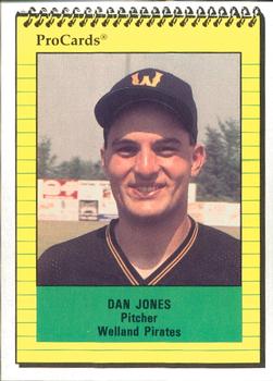 1991 ProCards #3568 Dan Jones Front