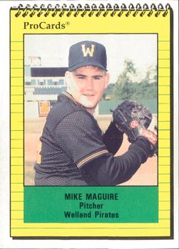 1991 ProCards #3569 Mike Maguire Front