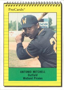 1991 ProCards #3587 Antonio Mitchell Front