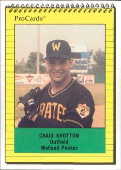 1991 ProCards #3590 Craig Shotton Front