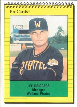 1991 ProCards #3591 Lee Driggers Front