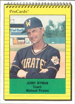 1991 ProCards #3592 Jerry Nyman Front