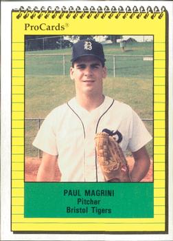 1991 ProCards #3598 Paul Magrini Front