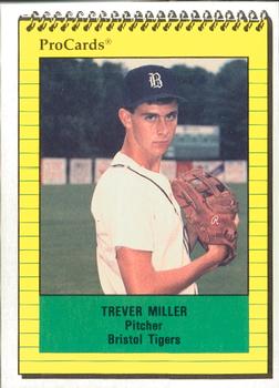1991 ProCards #3599 Trever Miller Front