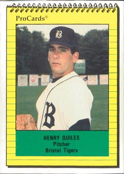 1991 ProCards #3602 Henry Quiles Front