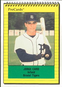 1991 ProCards #3611 Jorge Caro Front
