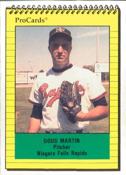 1991 ProCards #3630 Doug Martin Front