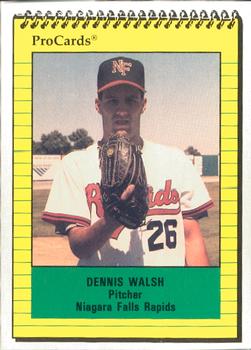 1991 ProCards #3633 Dennis Walsh Front