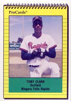 1991 ProCards #3645 Tony Clark Front