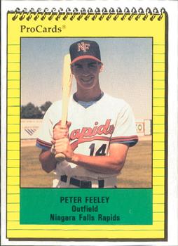 1991 ProCards #3646 Peter Feeley Front