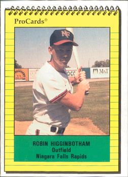 1991 ProCards #3647 Robin Higginbotham Front