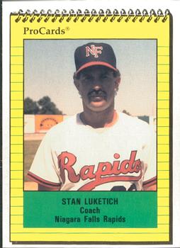 1991 ProCards #3651 Stan Luketich Front