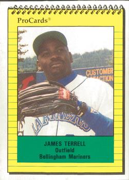 1991 ProCards #3681 James Terrell Front
