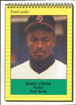 1991 ProCards #3694 Robert Person Front