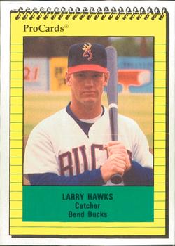 1991 ProCards #3696 Larry Hawks Front
