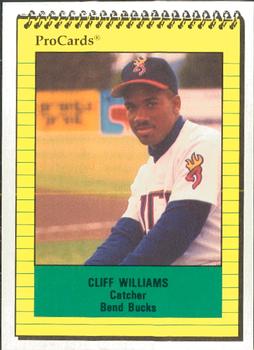 1991 ProCards #3698 Cliff Williams Front