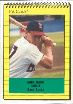 1991 ProCards #3699 Mike Bard Front