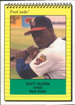 1991 ProCards #3702 Scott Ollison Front