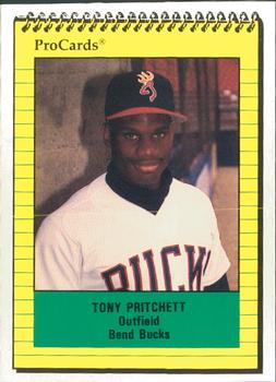 1991 ProCards #3707 Tony Pritchett Front