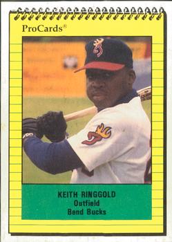 1991 ProCards #3708 Keith Ringgold Front