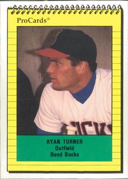 1991 ProCards #3709 Ryan Turner Front