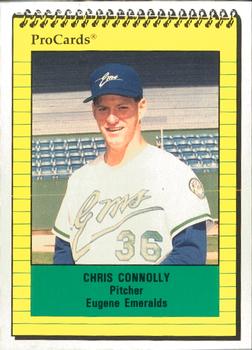 1991 ProCards #3716 Chris Connolly Front