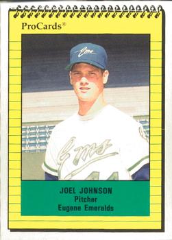 1991 ProCards #3720 Joel Johnson Front