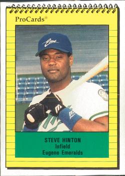 1991 ProCards #3734 Steve Hinton Front