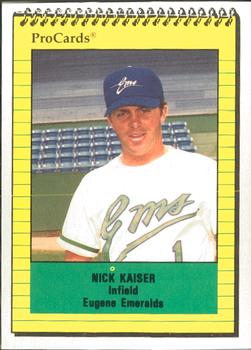 1991 ProCards #3735 Nick Kaiser Front