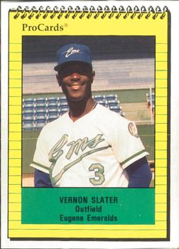 1991 ProCards #3741 Vernon Slater Front