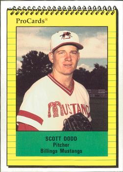 1991 ProCards #3747 Scott Dodd Front