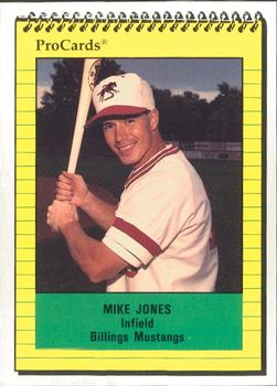 1991 ProCards #3761 Mike Jones Front