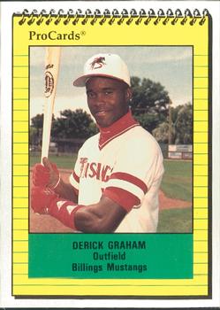 1991 ProCards #3766 Derick Graham Front
