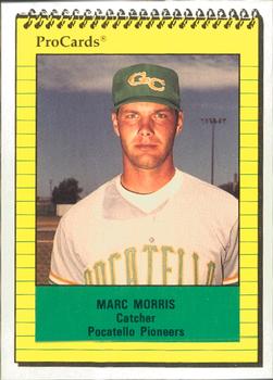 1991 ProCards #3786 Marc Morris Front