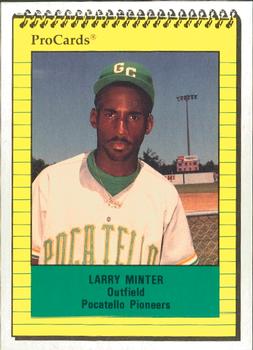 1991 ProCards #3797 Larry Minter Front