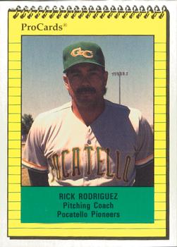 1991 ProCards #3801 Rick Rodriguez Front