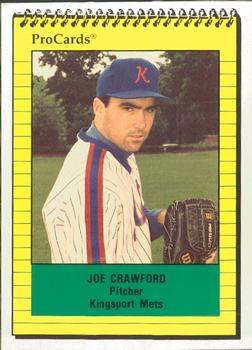 1991 ProCards #3806 Joe Crawford Front