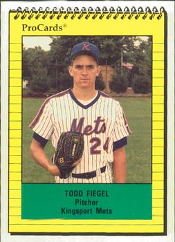 1991 ProCards #3807 Todd Fiegel Front
