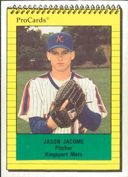 1991 ProCards #3810 Jason Jacome Front